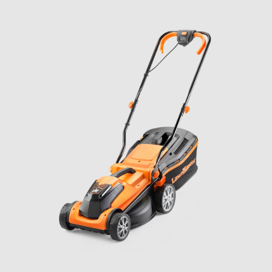 MX 24V 34cm Cordless Lawn Mower with Spare Battery CLMF2434G-01 detail 1
