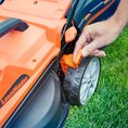 Load image into Gallery viewer, MX 24V 34cm Cordless Lawn Mower with Spare Battery CLMF2434G-01
