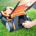 Load image into Gallery viewer, MX 24V 34cm Cordless Lawnmower Trimmer Set with Spare Battery
